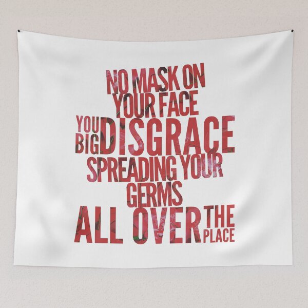 Item preview, Funny sarcastic mask quote designed and sold by aesthytics.