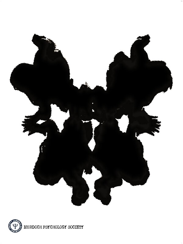 "INK BLOT TEST design1" Stickers by MPSPerth | Redbubble