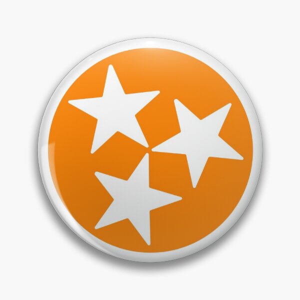 Item preview, Orange & White Tri-Star designed and sold by tennessee-carly.