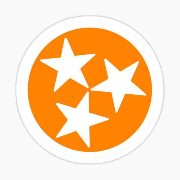 Artikel-Vorschau von Orange & Weiß Tri-Star, designt und verkauft von tennessee-carly.