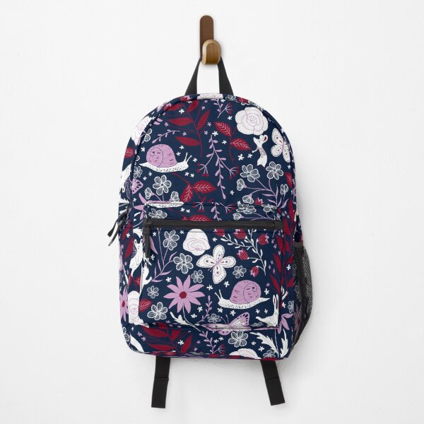 Item preview, Orchid Navy Garden in blue designed and sold by Gaia Marfurt.