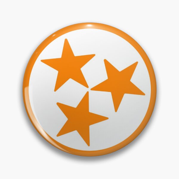 Item preview, White & Orange Tri-Star designed and sold by tennessee-carly.