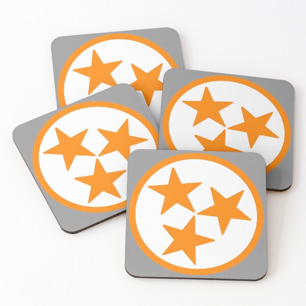 Item preview, White & Orange Tri-Star designed and sold by tennessee-carly.