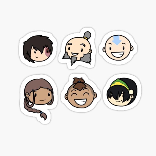 Chibi Avatar The Last Airbender Characters\