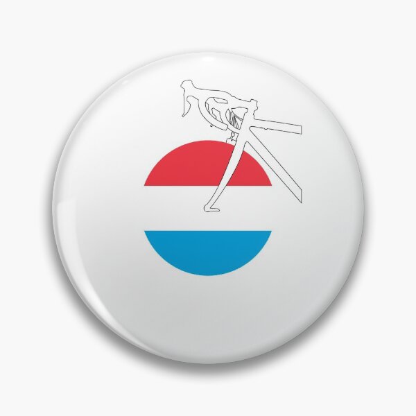 Item preview, Road Bicycle Luxembourger Flag designed and sold by RabeDesigns.