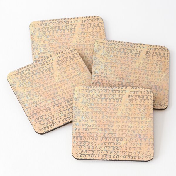 Item preview, Golden Curls Pattern on watercolor background designed and sold by Eduardo Tavares.