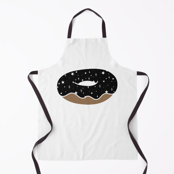 Item preview, Space Donut with Star Sprinkles (Black) designed and sold by Design Minds Boutique.