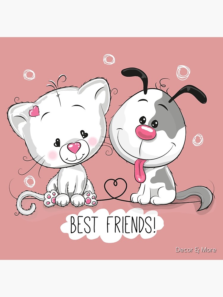 best friends,cat and dog ,couple,Twins, Boy and girl holding hands , Cartoon  Drawing Love Animation, Anime Love  day