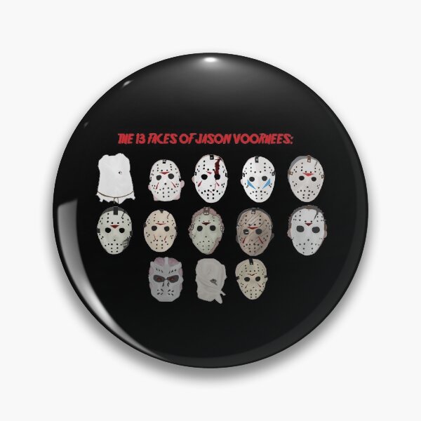 Item preview, The 13 Faces of Jason Voorhees designed and sold by kate0326.