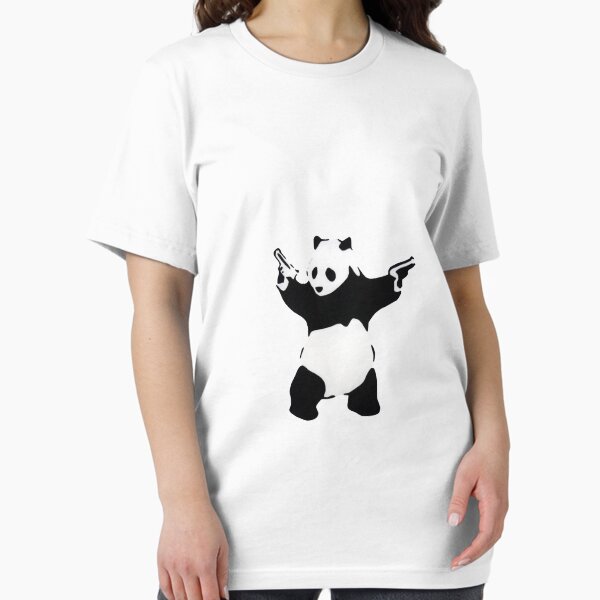 Item preview, Banksy Panda With Handguns designed and sold by iamjt.