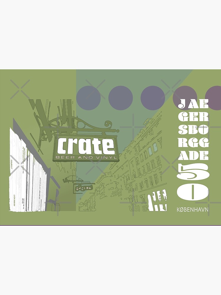 Crate Beer and Vinyl Copenhagen Denmark" Card for Sale Lick-Design | Redbubble