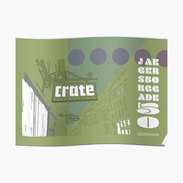 Crate Beer Vinyl Copenhagen Denmark" for Sale by Lick-Design |