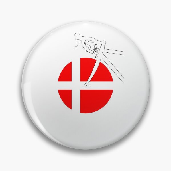 Item preview, Road Bicycle Danish Flag designed and sold by RabeDesigns.