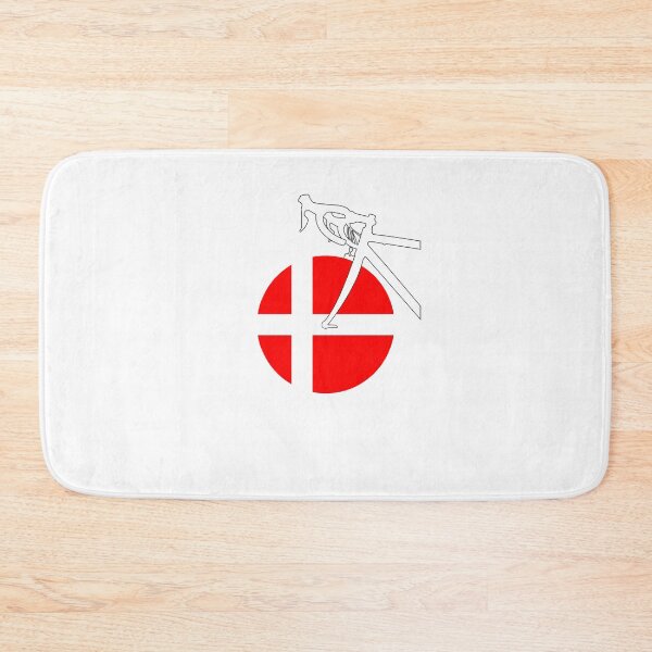 Item preview, Road Bicycle Danish Flag designed and sold by RabeDesigns.