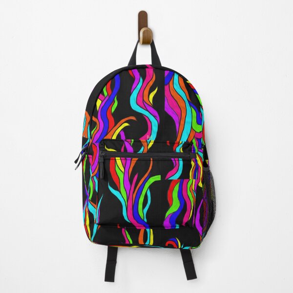 Item preview, Psychedelic Multi Color Growing Tentacles Digital Painting designed and sold by Nicolette Olivier.
