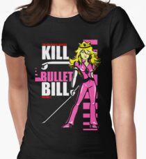 Kill Bullet Bill (Black & Magenta Variant) Women's Fitted T-Shirt