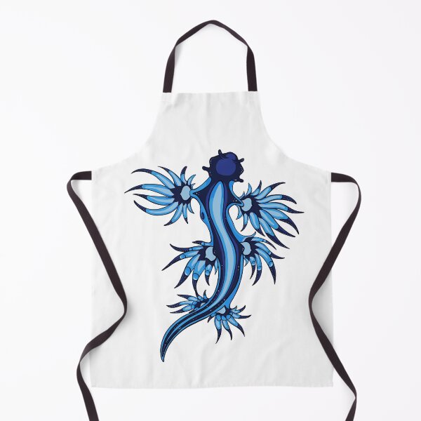 Item preview, Exotic Nudibranch Glaucus Atlanticus Blue and White  designed and sold by Inklingsofgrace.