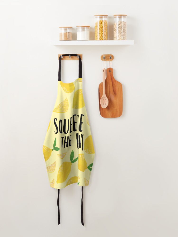 Alternate view of Squeeze the Day Apron