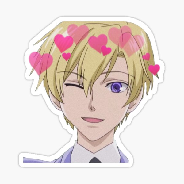 Tamaki with hearts (Ouran high school host club)