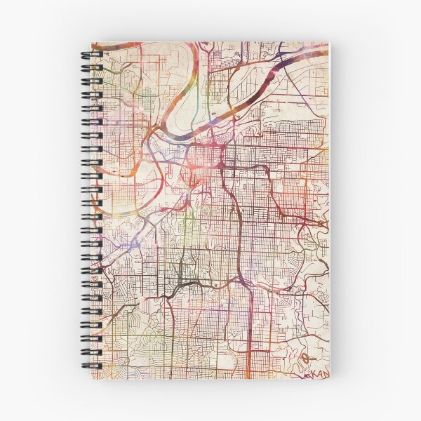 Item preview, Kansas City map designed and sold by MapMapMaps.