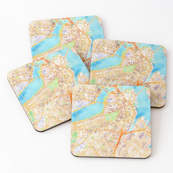 Item preview, BOSTON MAP 2 designed and sold by cityette.