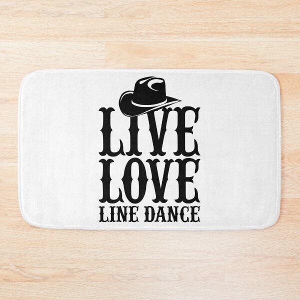 Item preview, Live Love Line Dance Linedancing print designed and sold by nikkidawn74.