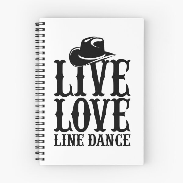 Item preview, Live Love Line Dance Linedancing print designed and sold by nikkidawn74.