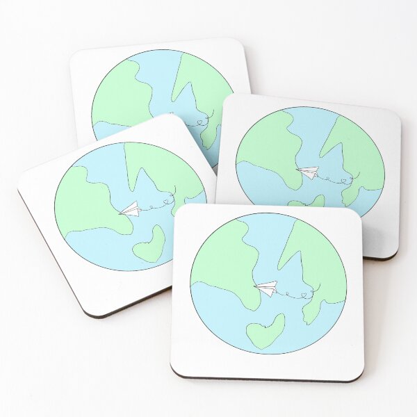 Item preview, Pastel world with paper airplane designed and sold by oceansunflowers.