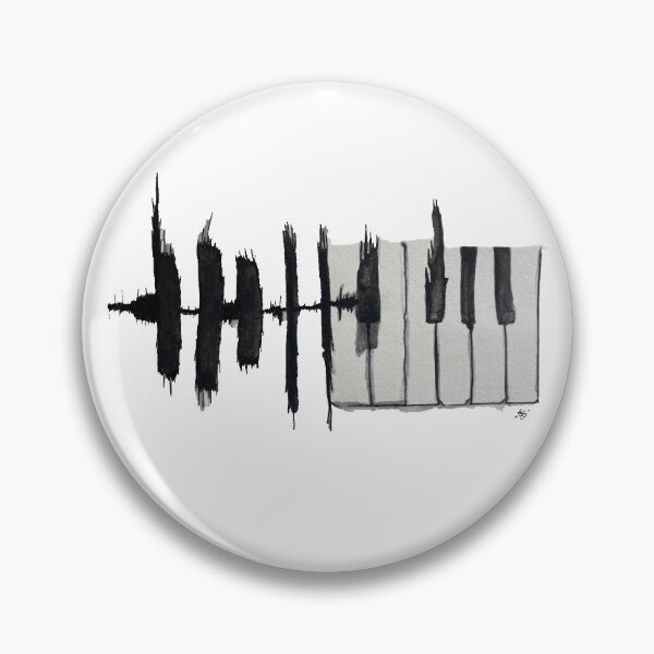 Item preview, Piano & Sound waves designed and sold by rockyodome.