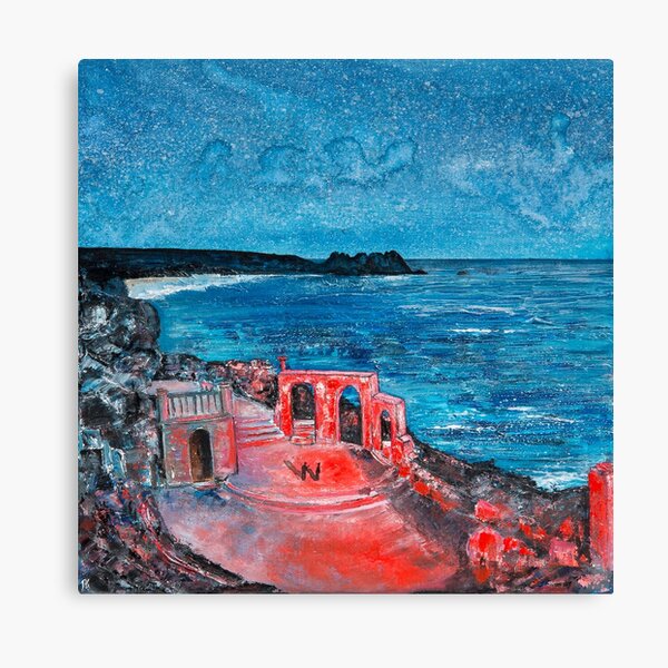 Minack Theatre Show, Cornwall Art Canvas Print