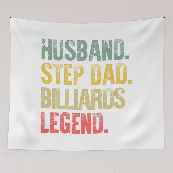 Item preview, Funny Men Vintage T Shirt Husband Step Dad Billiards Legend designed and sold by Bendthetrend.