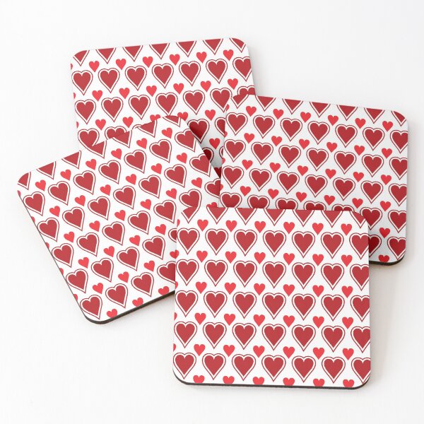 Item preview, Vintage Casino Poker Gambling Chips Pattern Valentine Hearts designed and sold by digitalvintage.