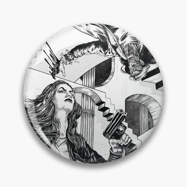 Item preview, Ailsa Dark vs The Tattybogle Man! (Black & White Version)  designed and sold by William Hazle.