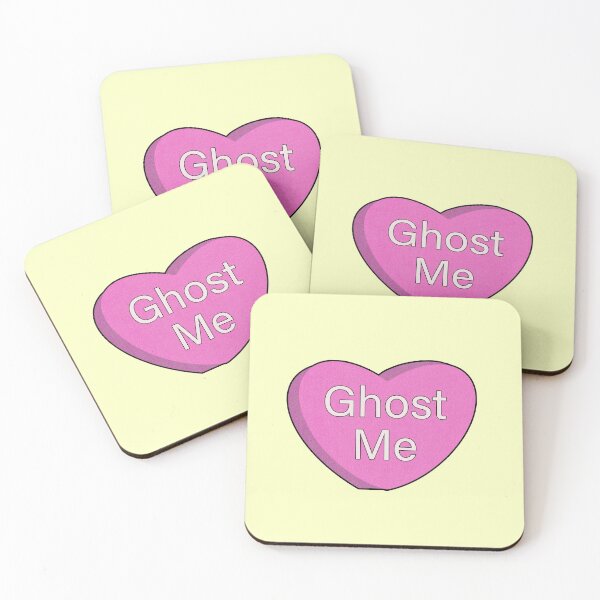 Item preview, Ghost Me Pink Candy Heart designed and sold by MaryaMeerkat.