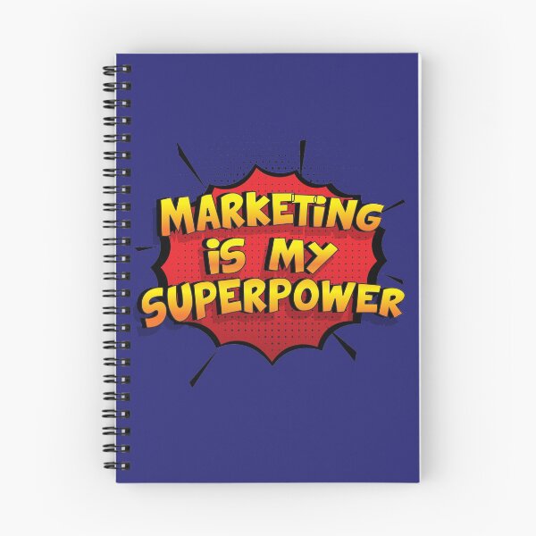 Item preview, Marketing is my Superpower Funny Design Marketing Gift designed and sold by Custom365.