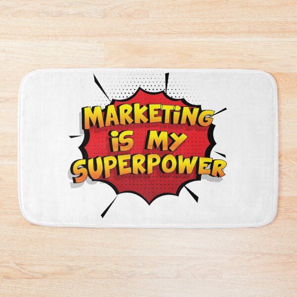 Item preview, Marketing is my Superpower Funny Design Marketing Gift designed and sold by Custom365.