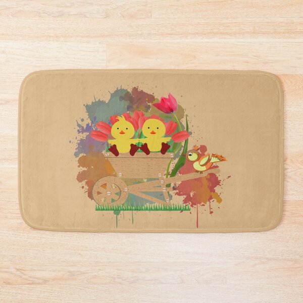 Item preview, Duck Paul and Paula in the garden designed and sold by harietteh.