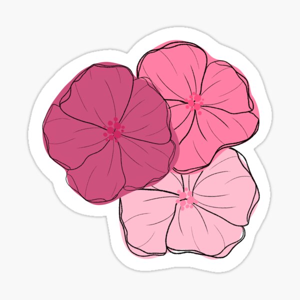 Item preview, Aesthetic Flower Sticker  designed and sold by jolie-designs.