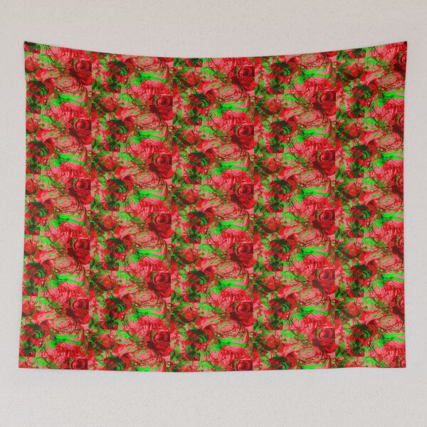 Item preview, Green & Red Marble Roses designed and sold by abigabhall.