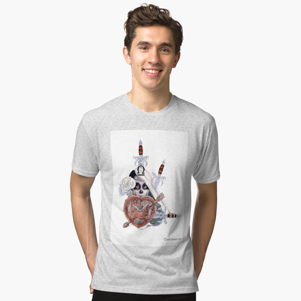 Item preview, Tri-blend T-Shirt designed and sold by tarotmuertos.