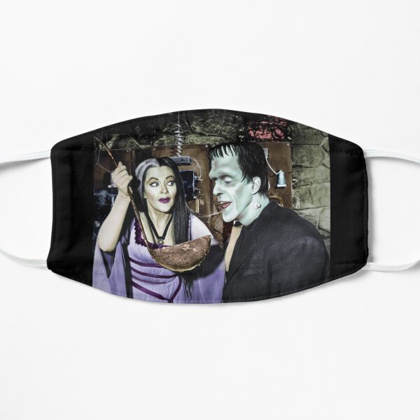 Lily and Herman Munster Flat Mask