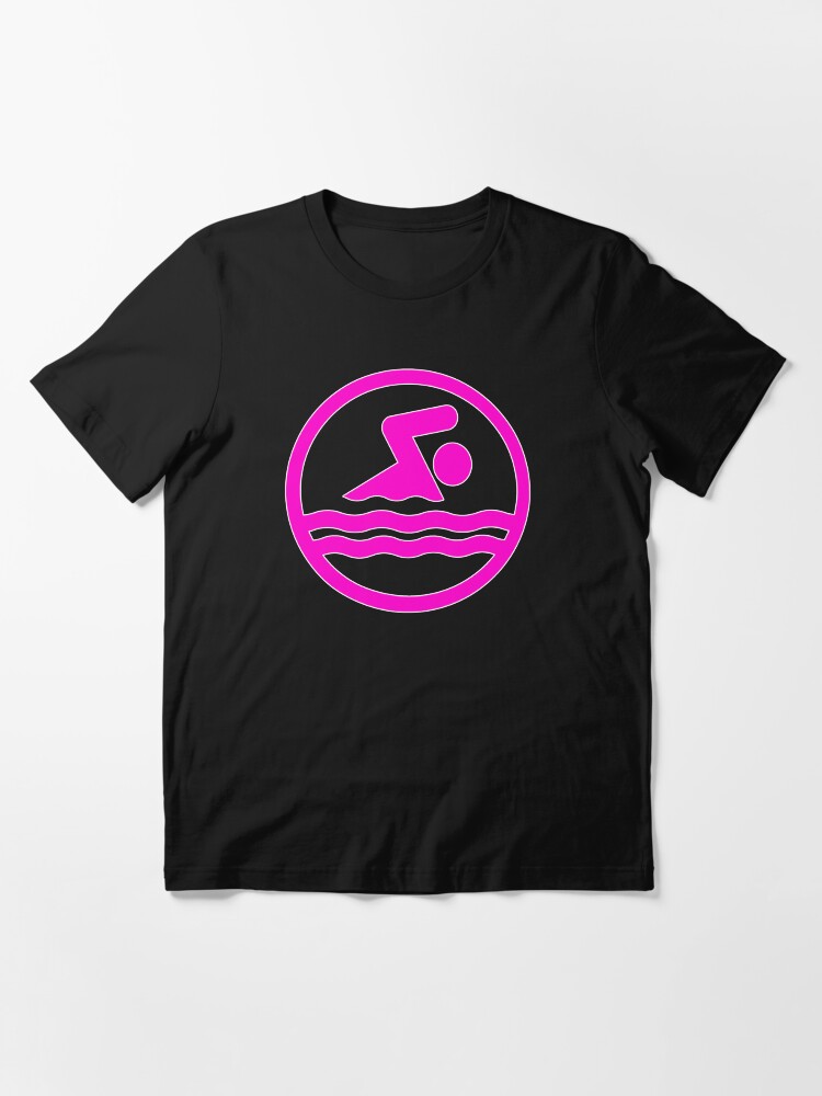 "Girls Swimming Pink Swimmer Swim Graphic" Tshirt for Sale by