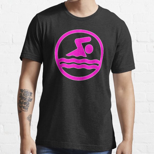 "Girls Swimming Pink Swimmer Swim Graphic" Tshirt for Sale by