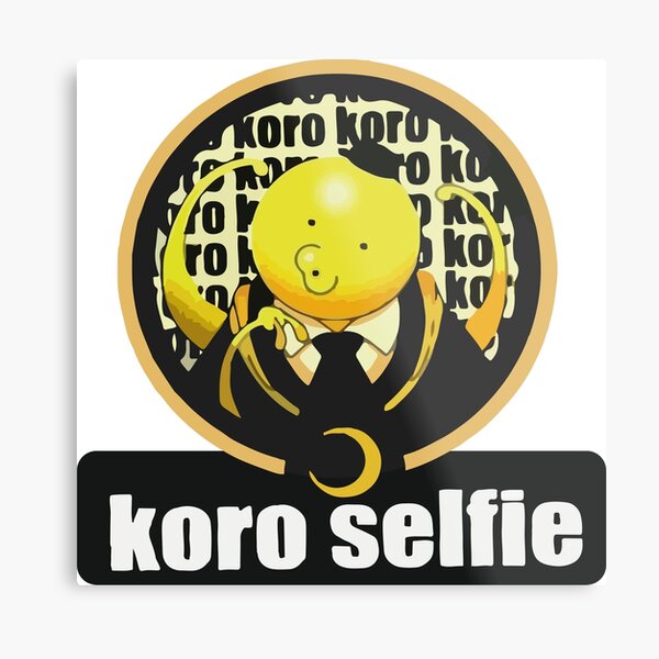 Assassination classroom Koro sensei selfie artwork Metal Print