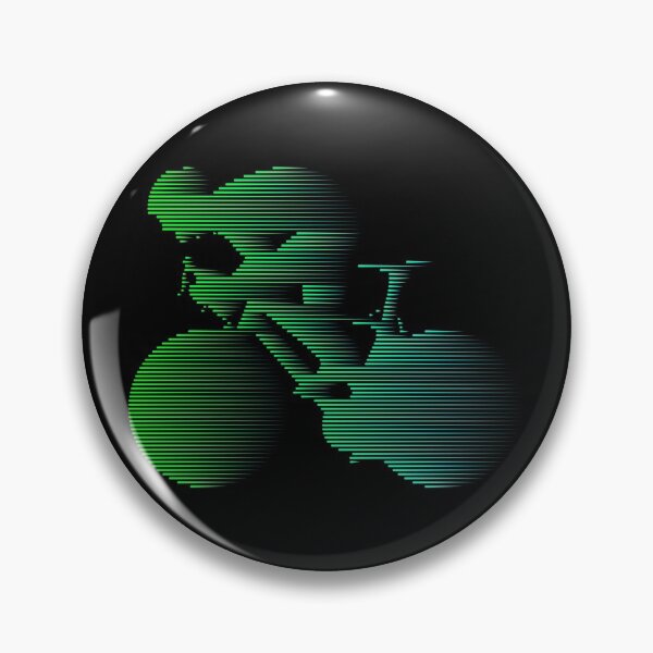 Item preview, Road Cyclist Sprinting Green Jersey designed and sold by RabeDesigns.
