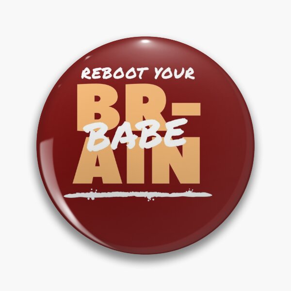 Item preview, Reboot your brain babe designed and sold by Slangt-shirt.