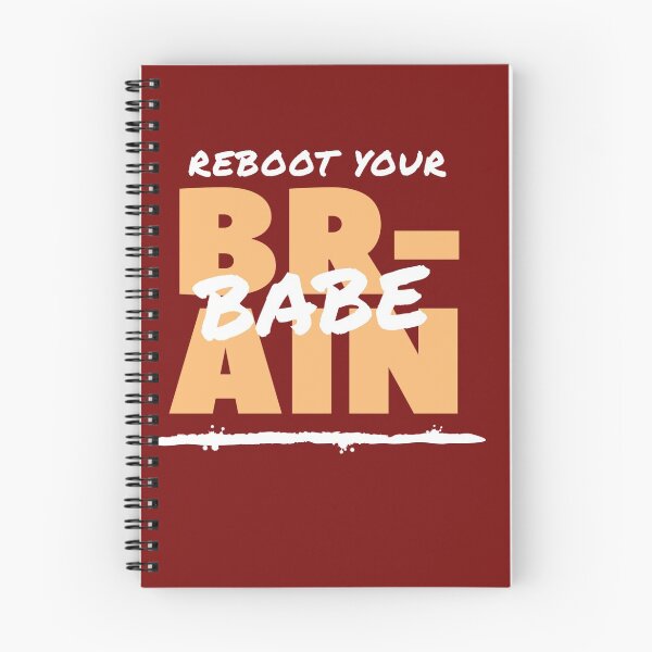 Item preview, Reboot your brain babe designed and sold by Slangt-shirt.