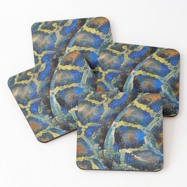 Item preview, Snake skin In impresionists style  designed and sold by AnnaMelekhina.