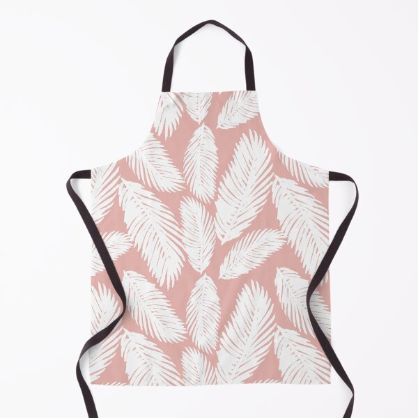 Item preview, Palm Leaf Pattern White and Pink designed and sold by Julie Erin Designs.