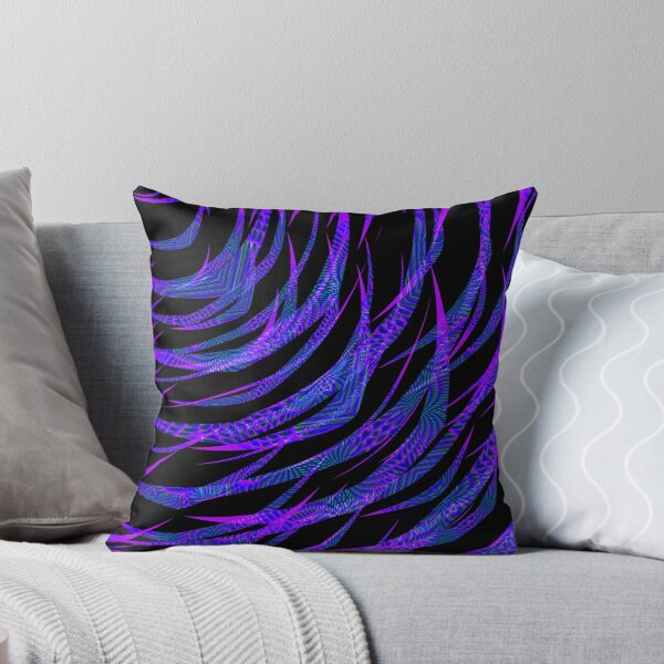 Item preview, Tropical Midnight Purple Stripes Pattern designed and sold by RootSquare.
